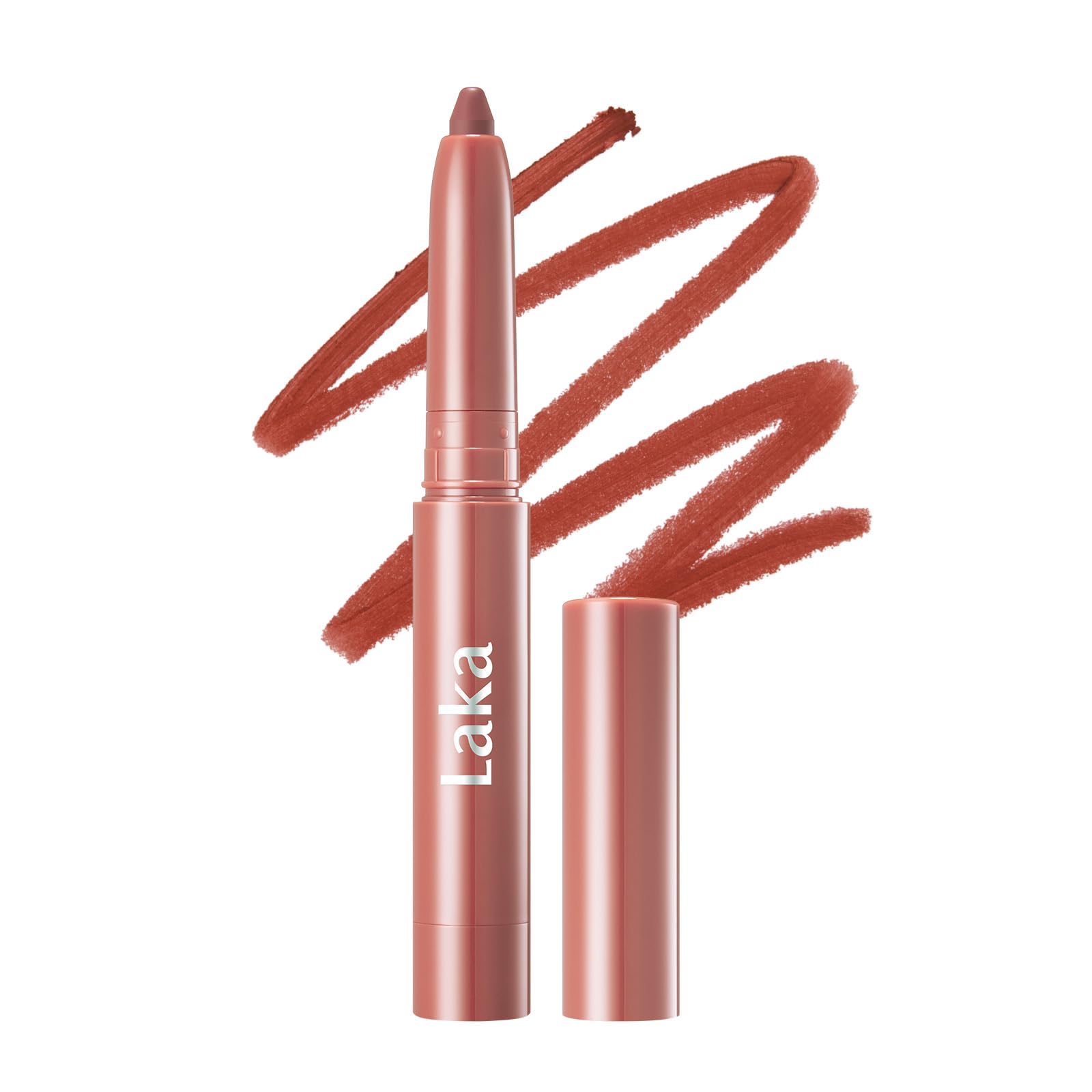 Laka front packaging showing pencil and cap, convenient portable design