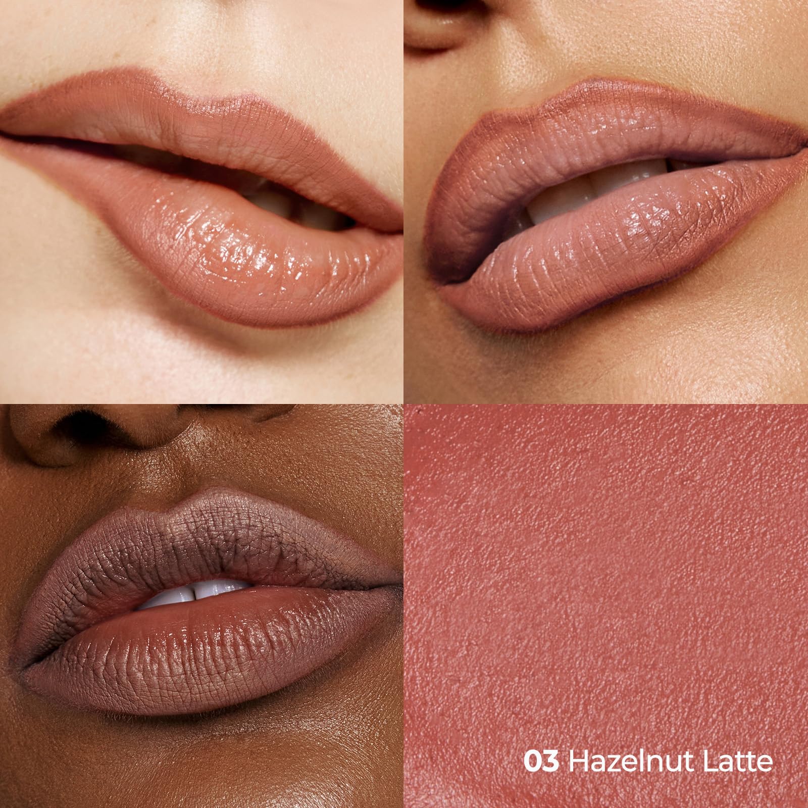 Laka close-up of sharp tip, precise application for defined lips