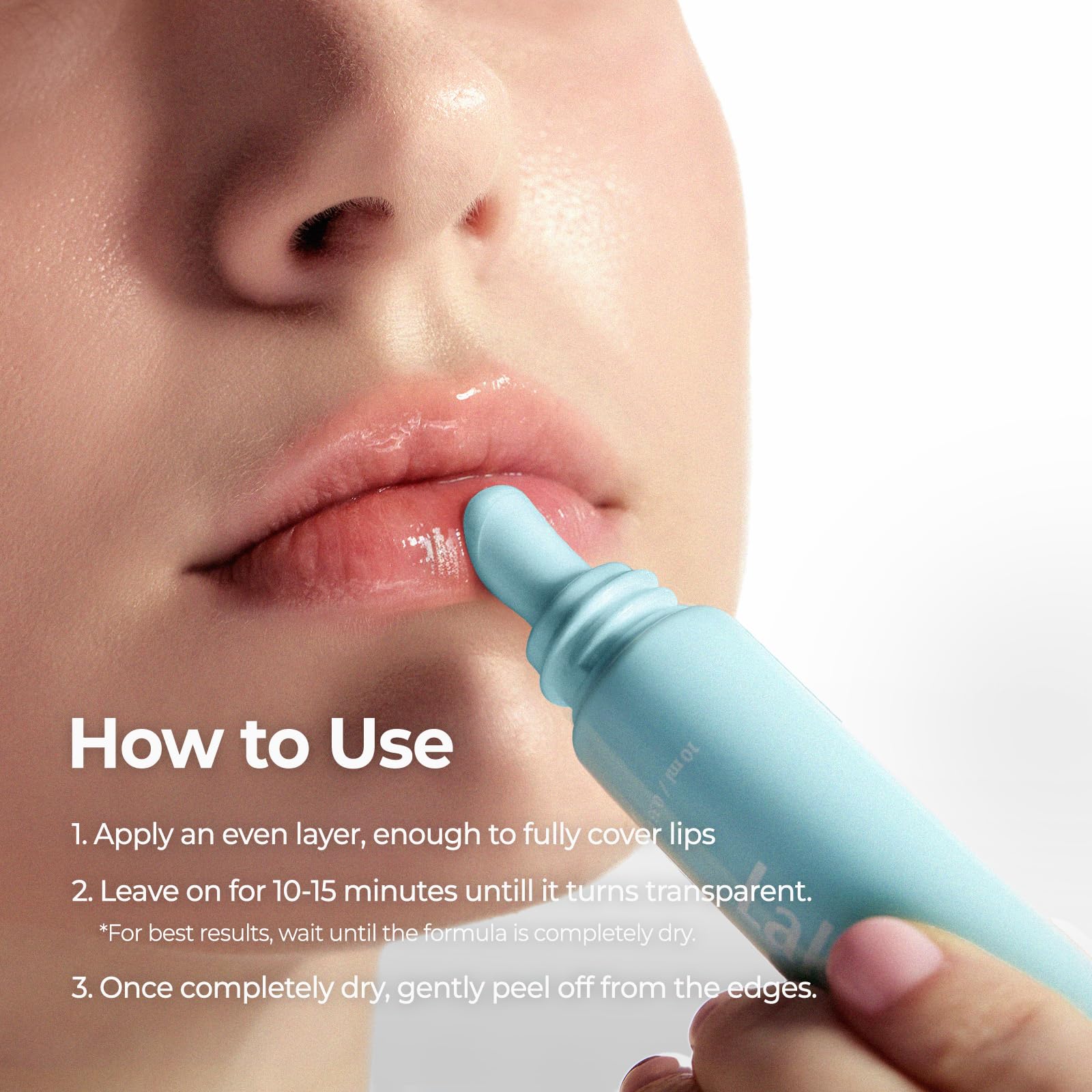 Laka label close-up showing directions and cooling menthol soothing claim
