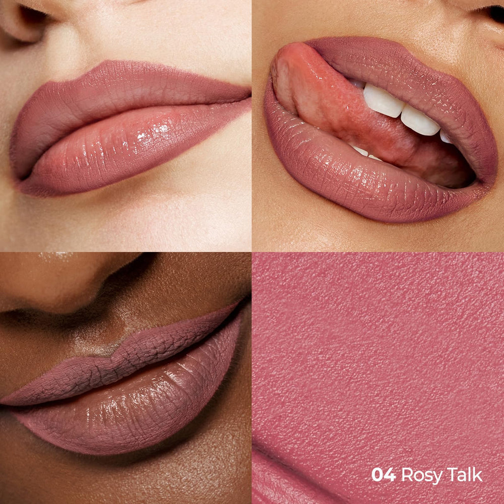 Laka lip liner with cap removed demonstrating twist-up convenience and clean tip