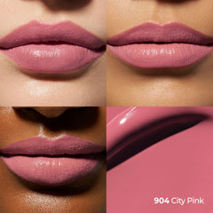 Laka dual-ended pen open revealing matte and gloss ends for quick finish changes