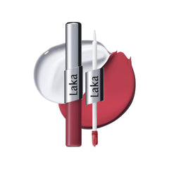Laka dual-ended pen front view showing both matte and gloss ends for versatility