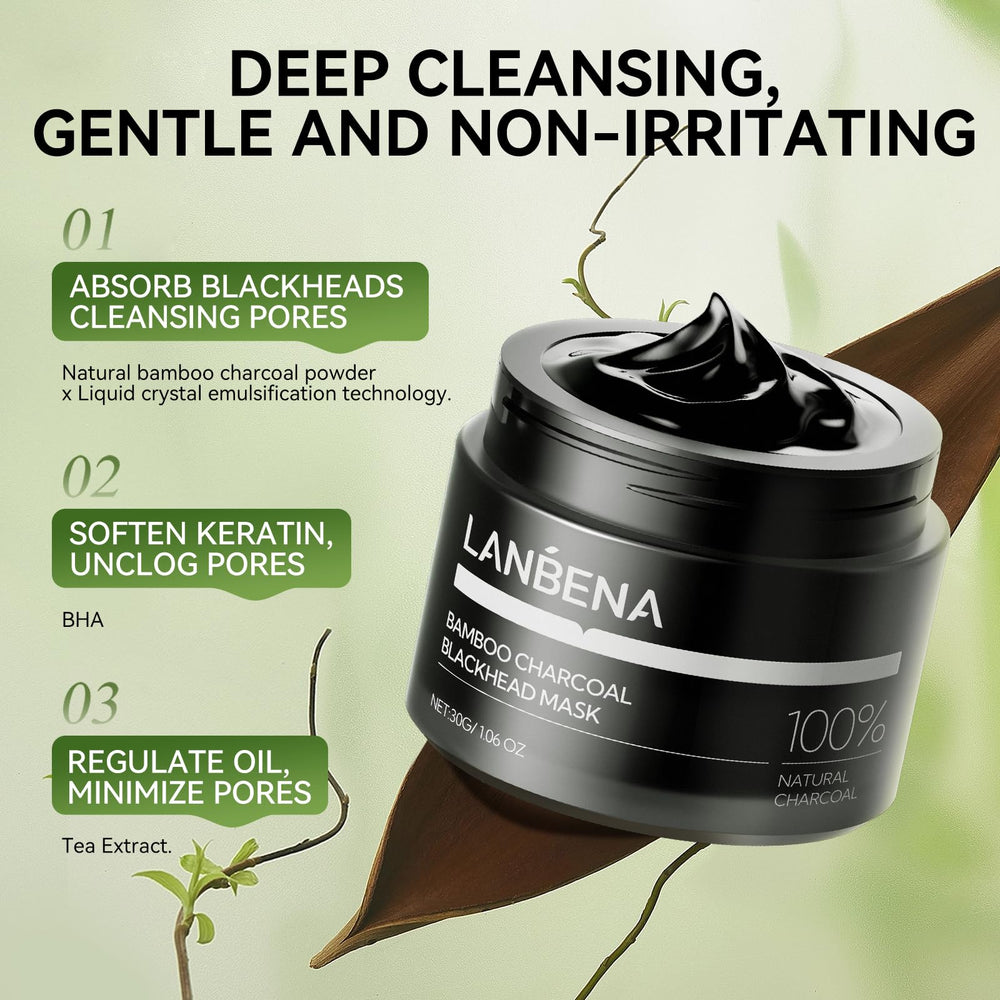 LANBENA ingredient label highlighting aloe vera and witch hazel