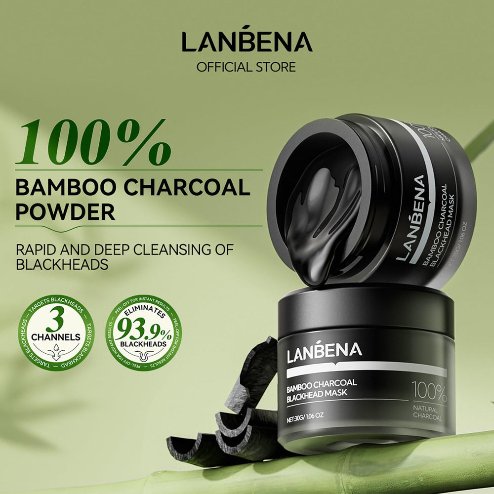 LANBENA open box with brush and strips for mess-free application