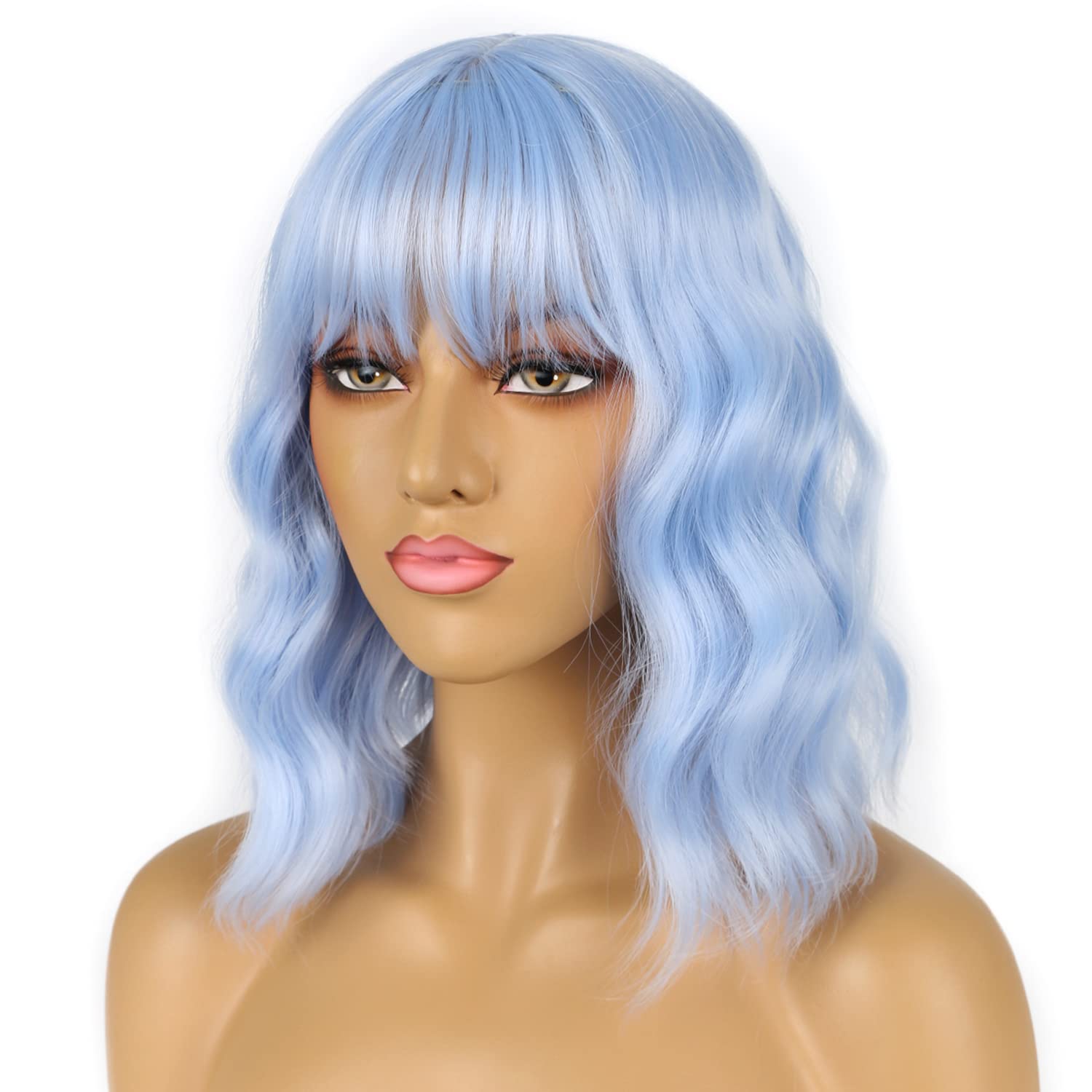 LANCAINI light blue fiber close-up highlighting soft texture and low tangle benefit