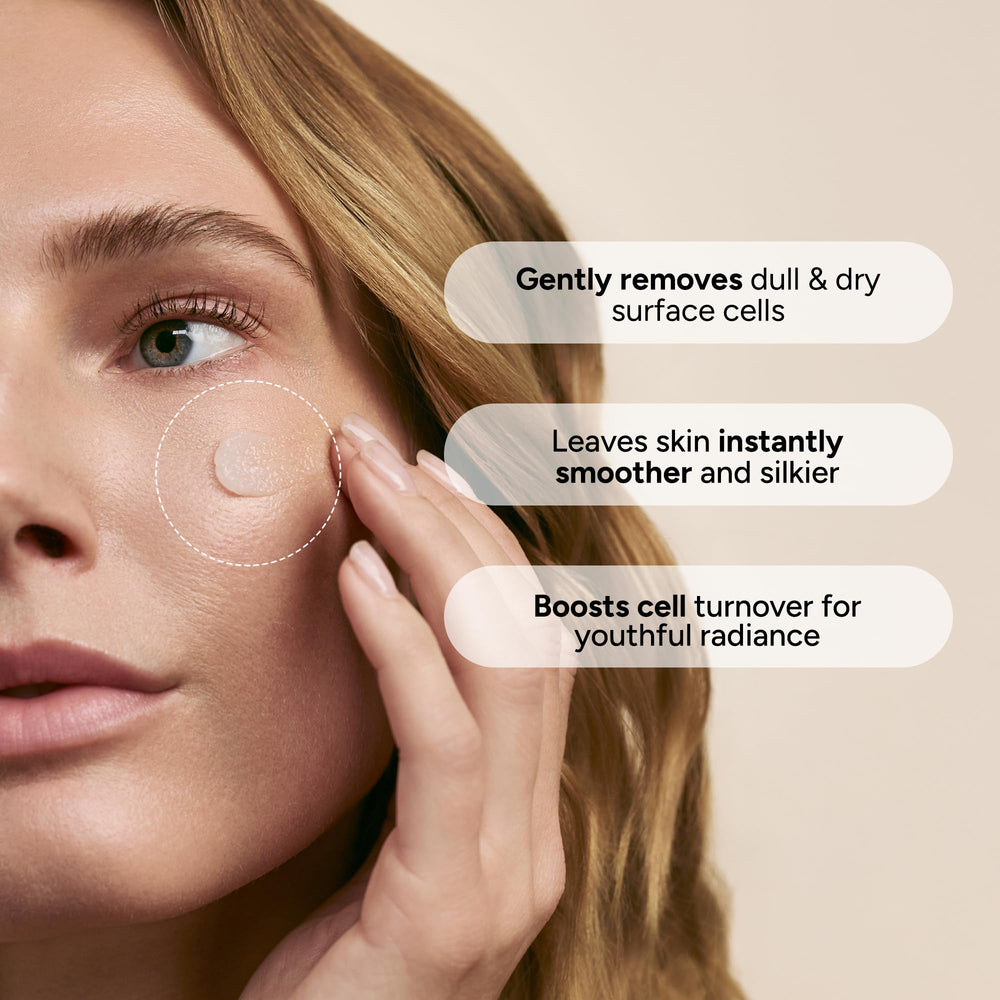 Lancer polish in hand demonstrating creamy gel application for smoother skin