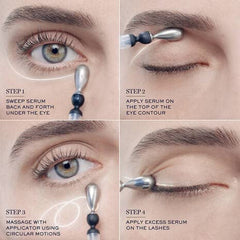 Lancôme being massaged under eye to reduce puffiness and refresh