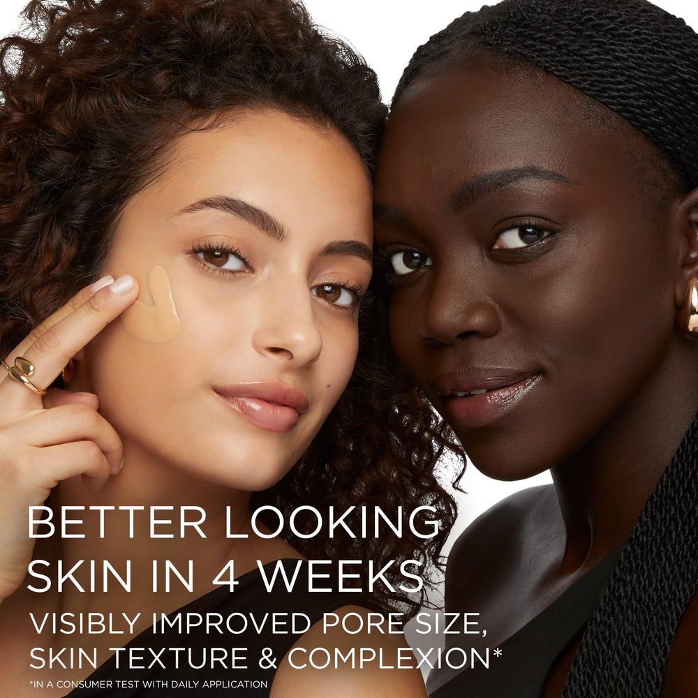 Lancôme applied with brush for full coverage and precise application benefit