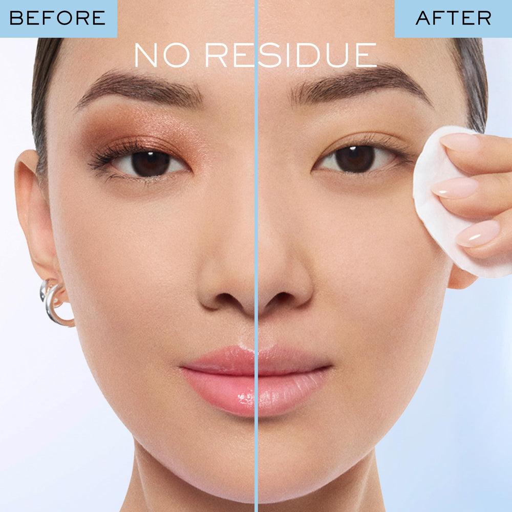 Lancôme Bi-Facil clear droplet showing lightweight non-greasy texture