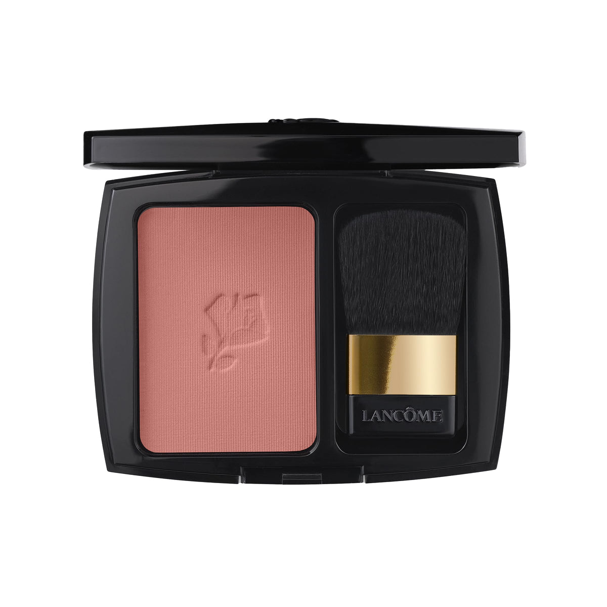 Lancôme front compact showing shade 319 Sheer Amourose and packaging benefit