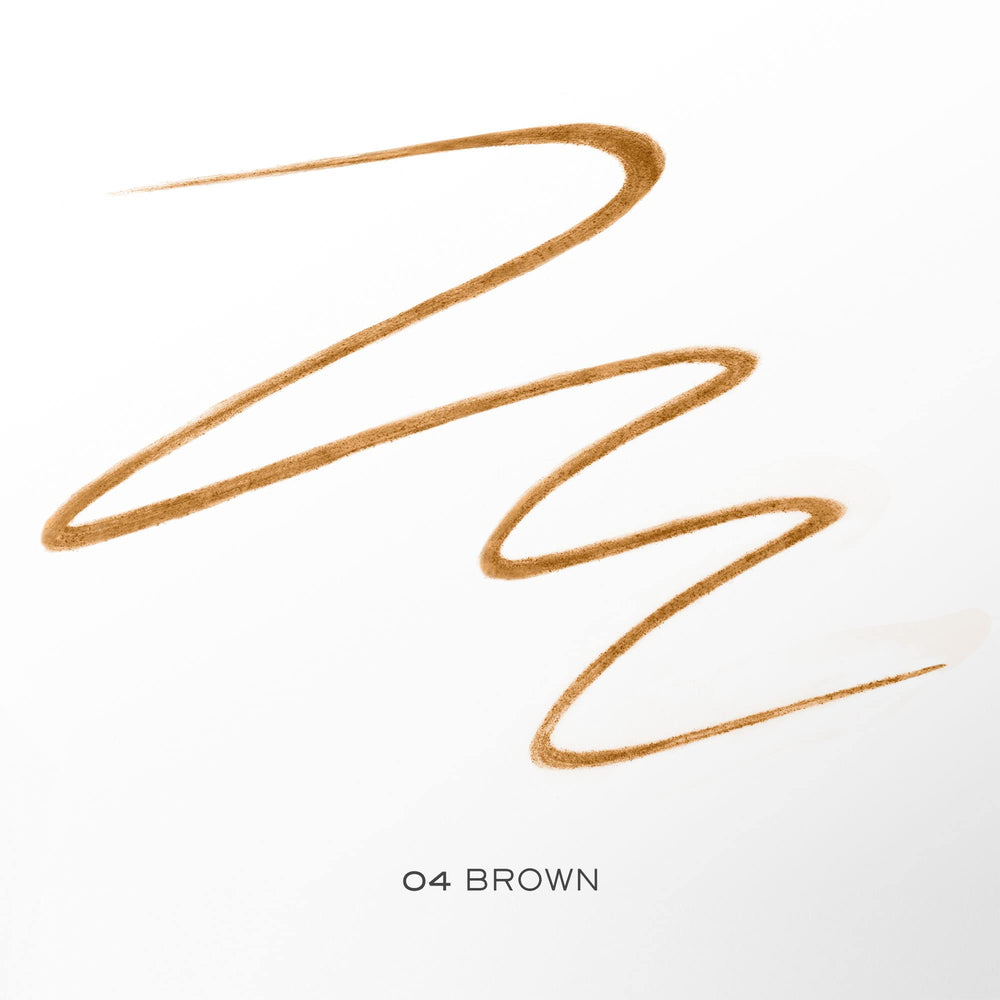 Lancôme brow pencil spoolie closeup blending pigment for natural-looking brows