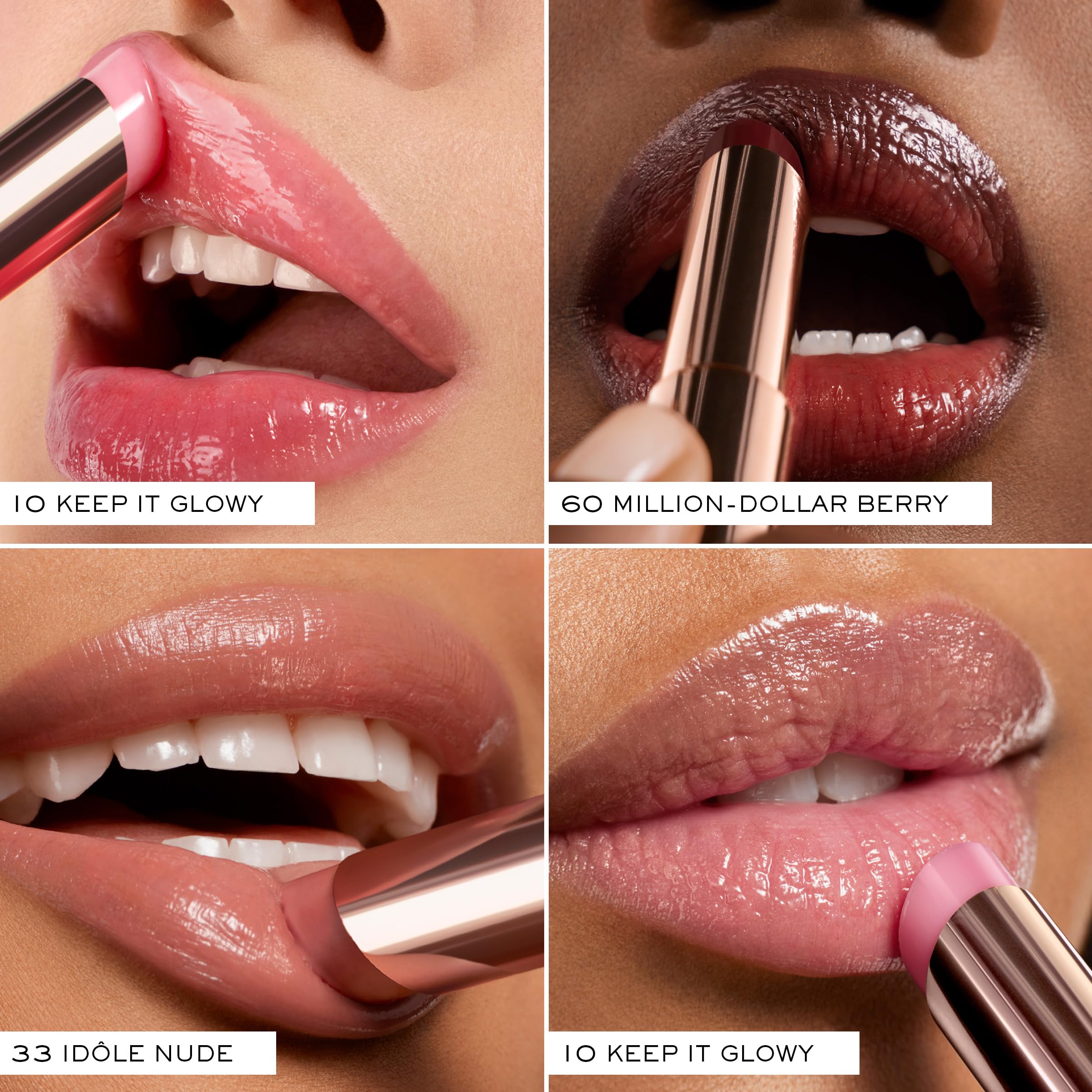 Lancôme ButterGlow cap and label detail showing premium finish and shade name