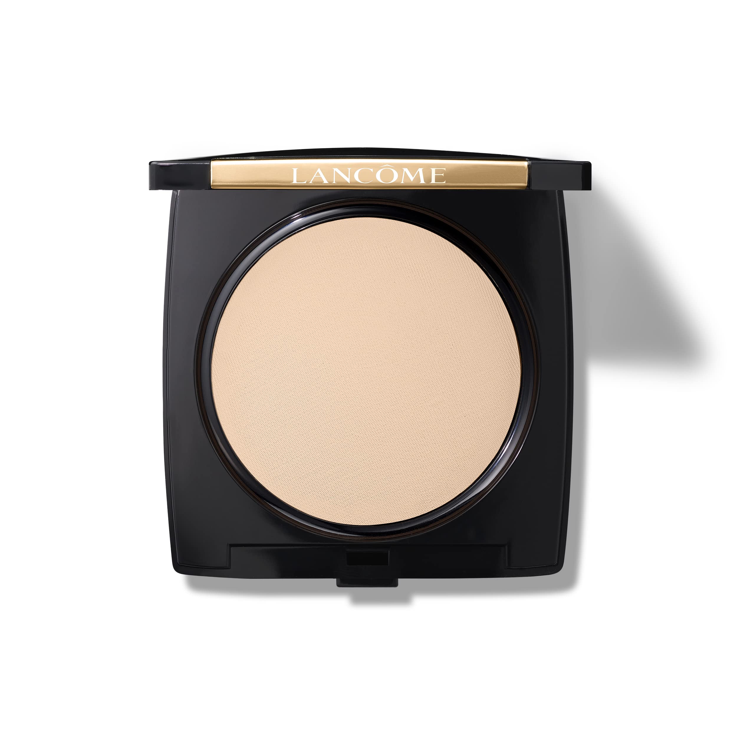 Lancôme compact front view showing sleek packaging and portable benefit
