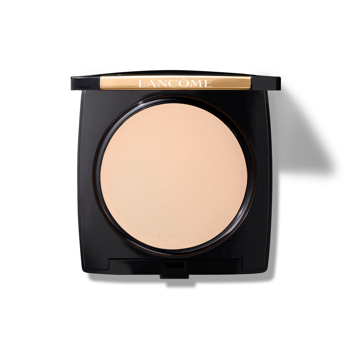 Lancôme compact front view showing sleek packaging and portable benefit