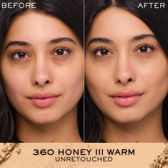 Lancôme powder texture close-up highlighting smooth blendability benefit