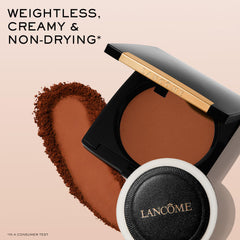 Lancôme powder texture close-up illustrating smooth, blendable finish