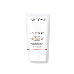 Lancôme front packaging showing sleek tube and clear SPF benefit