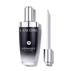 Lancôme bottle front view showcasing elegant design and product prestige