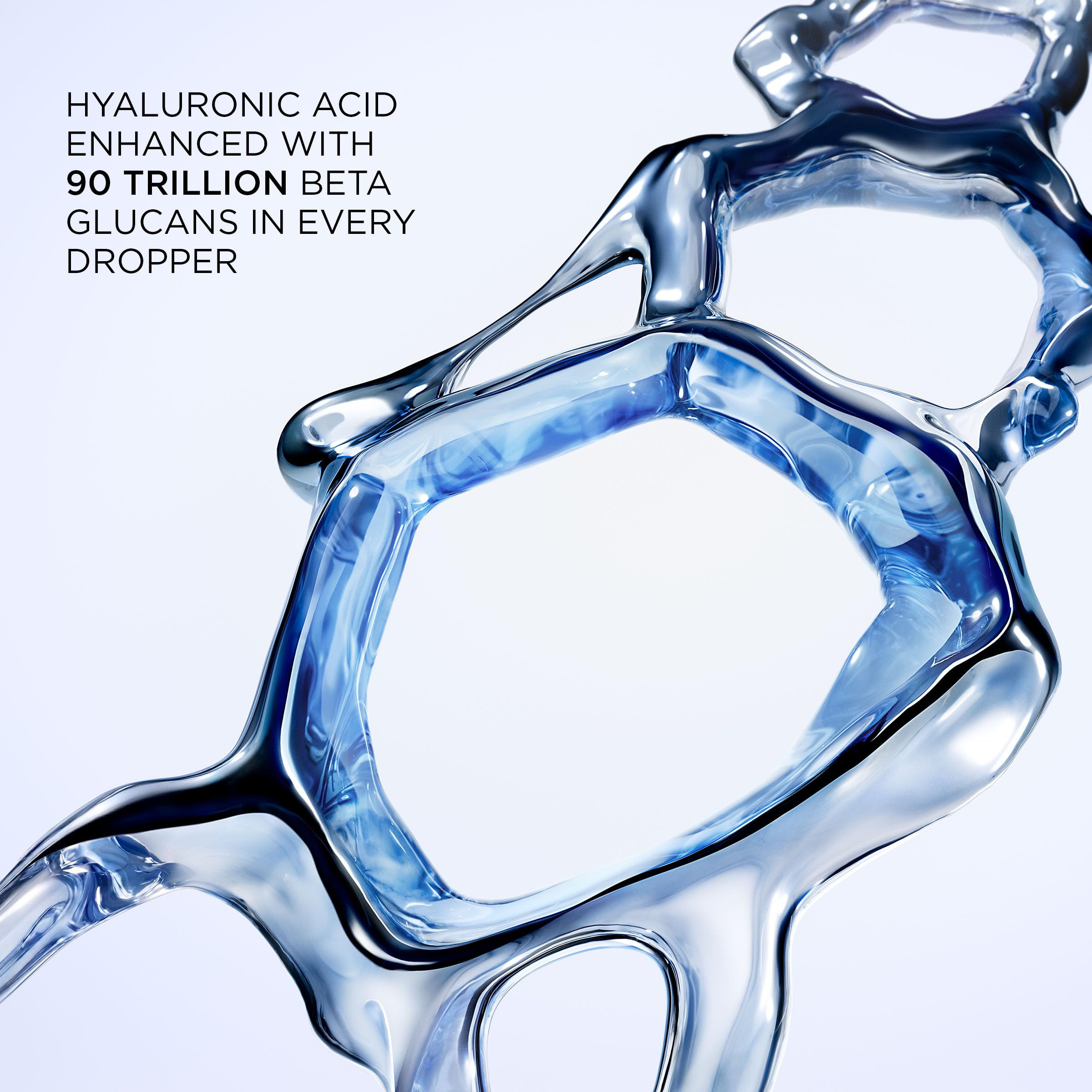 Lancôme hyaluronic acid visual highlighting deep hydration and plumping
