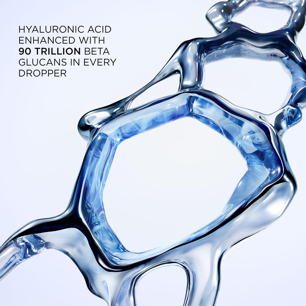 Lancôme hyaluronic acid visual highlighting deep hydration and plumping