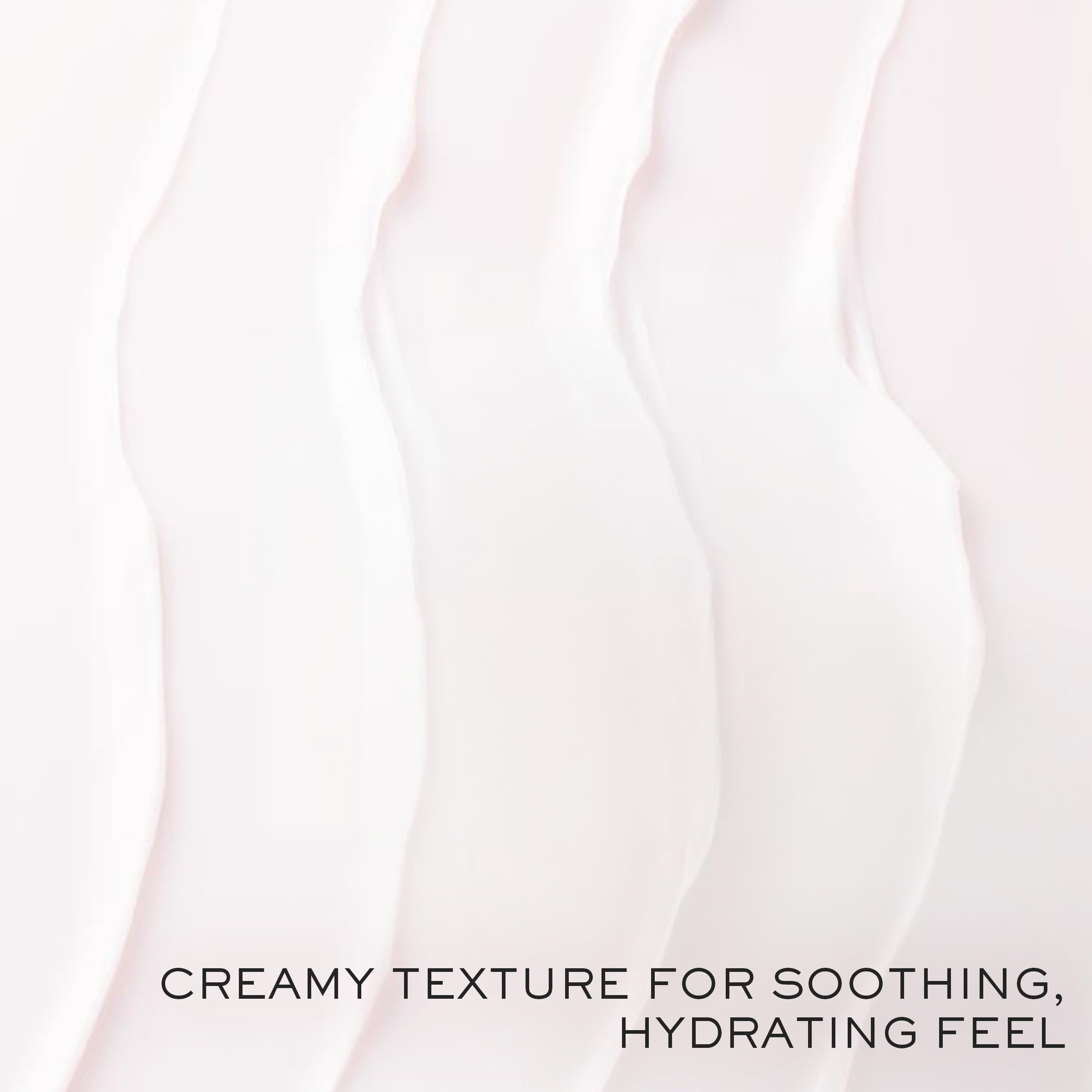 Lancôme jar beside nighttime cleanser in bathroom setting for calming routine