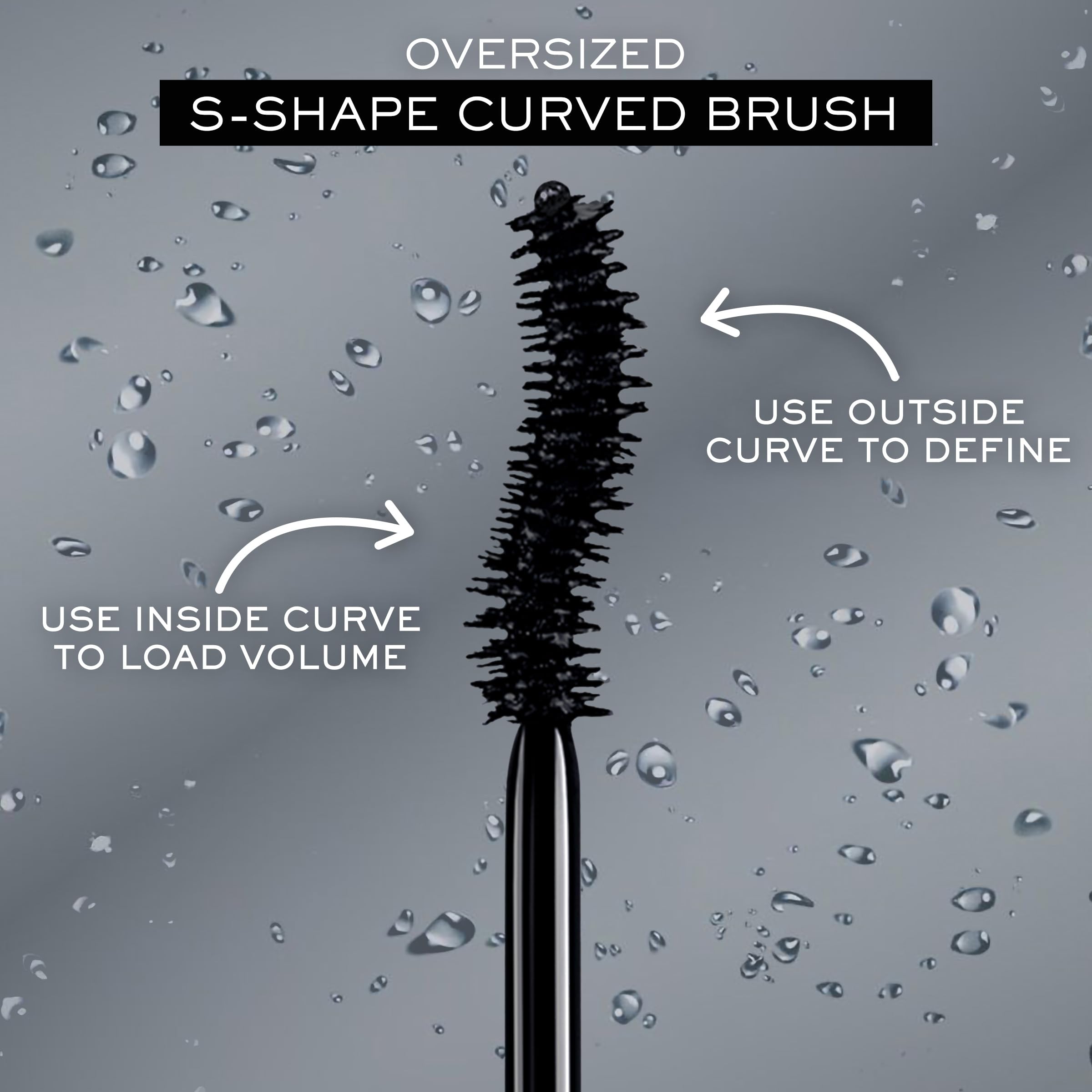Lancôme Hypnôse Drama applied on model showing lifted lashes and long-lasting intense volume