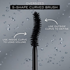 Lancôme Hypnôse Drama applied on model showing lifted lashes and long-lasting intense volume