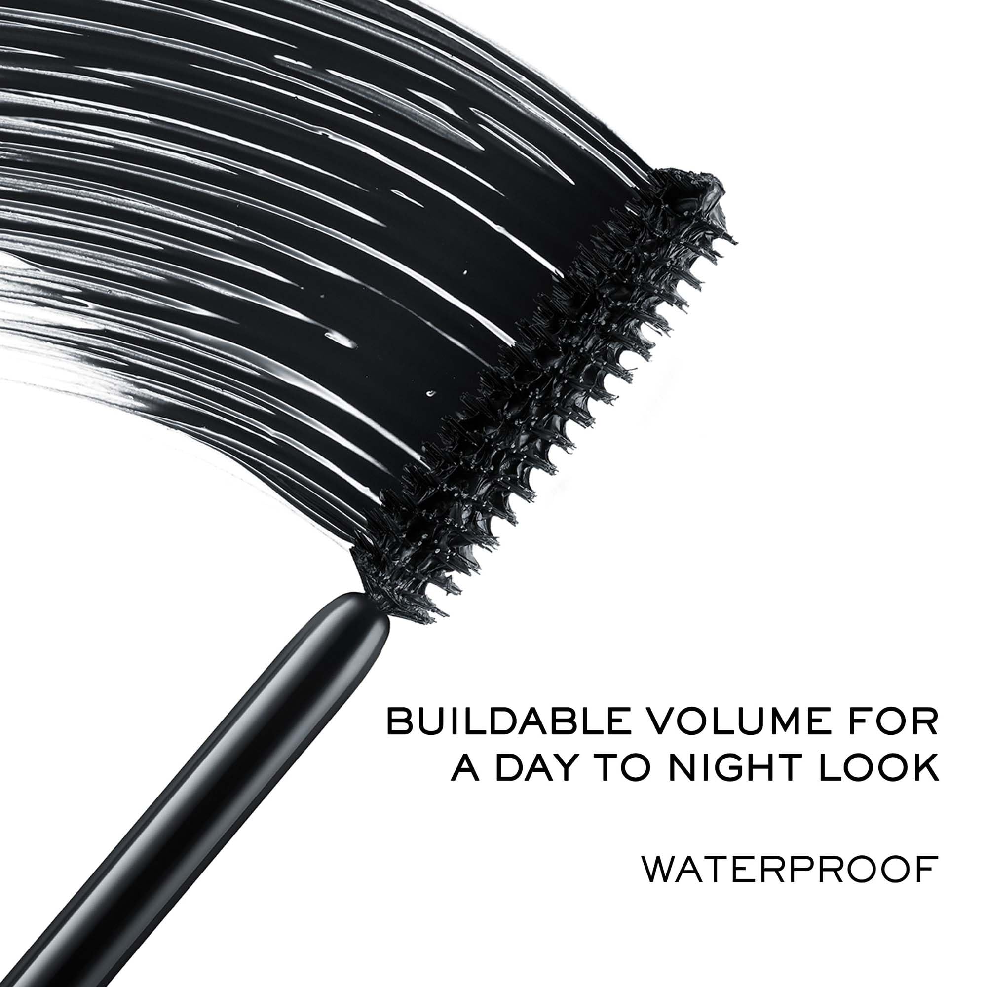 Lancôme Hypnôse texture stroke on paper showing creamy buildable formula for even coats