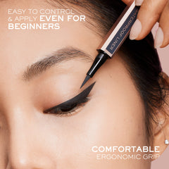 Lancôme application on eye demonstrating smooth glide and defined lash line