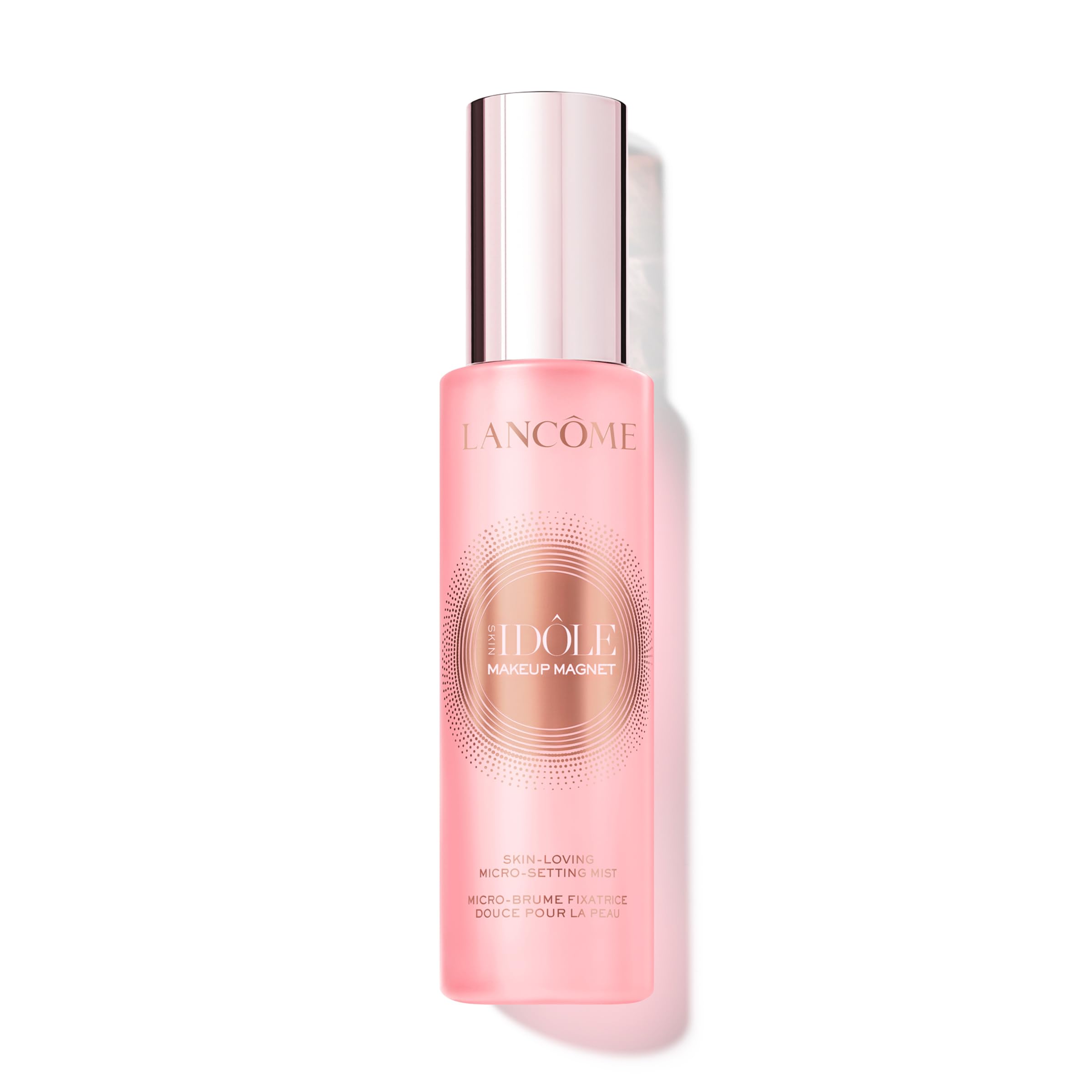 Lancôme Idôle front packaging showing sleek bottle and clear branding for display