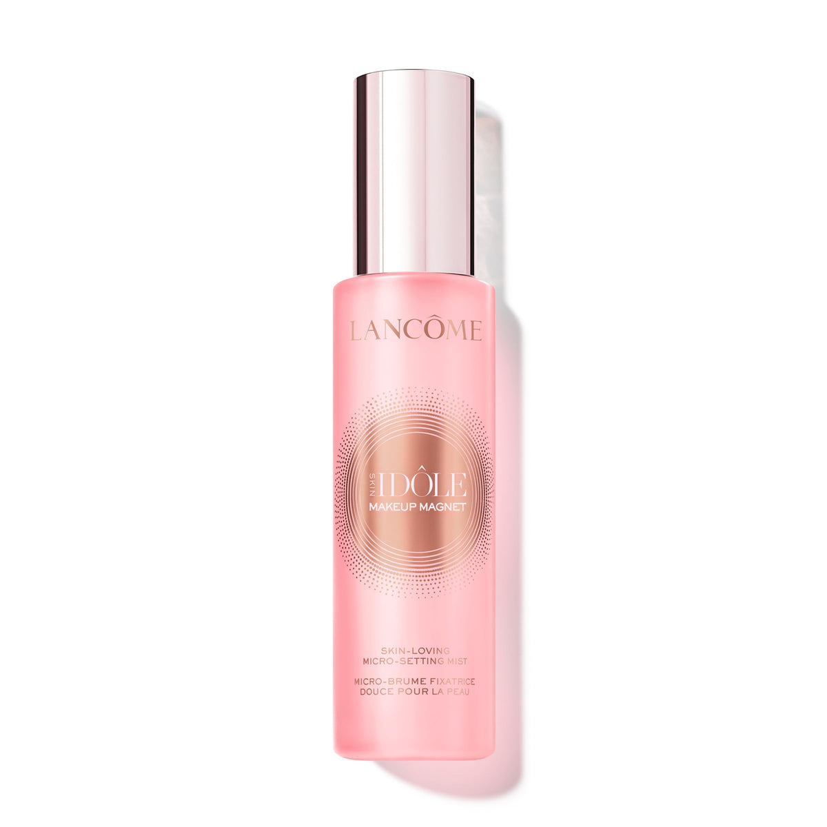 Lancôme Idôle front packaging showing sleek bottle and clear branding for display