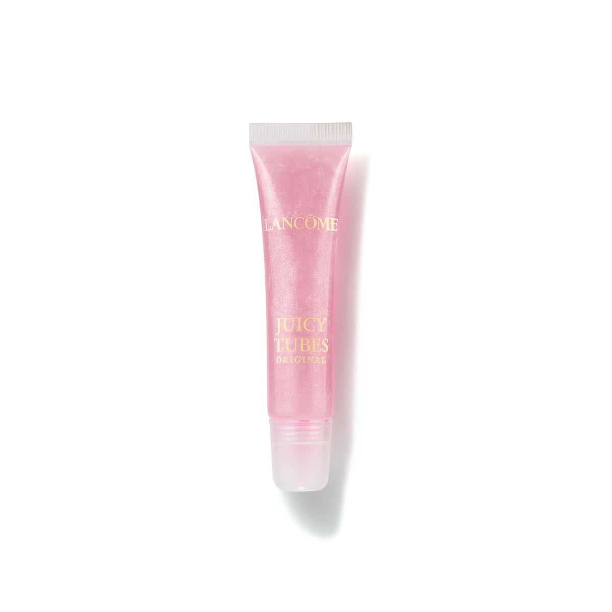 Lancôme Juicy Tubes glossy tube front view showing sleek packaging and shine