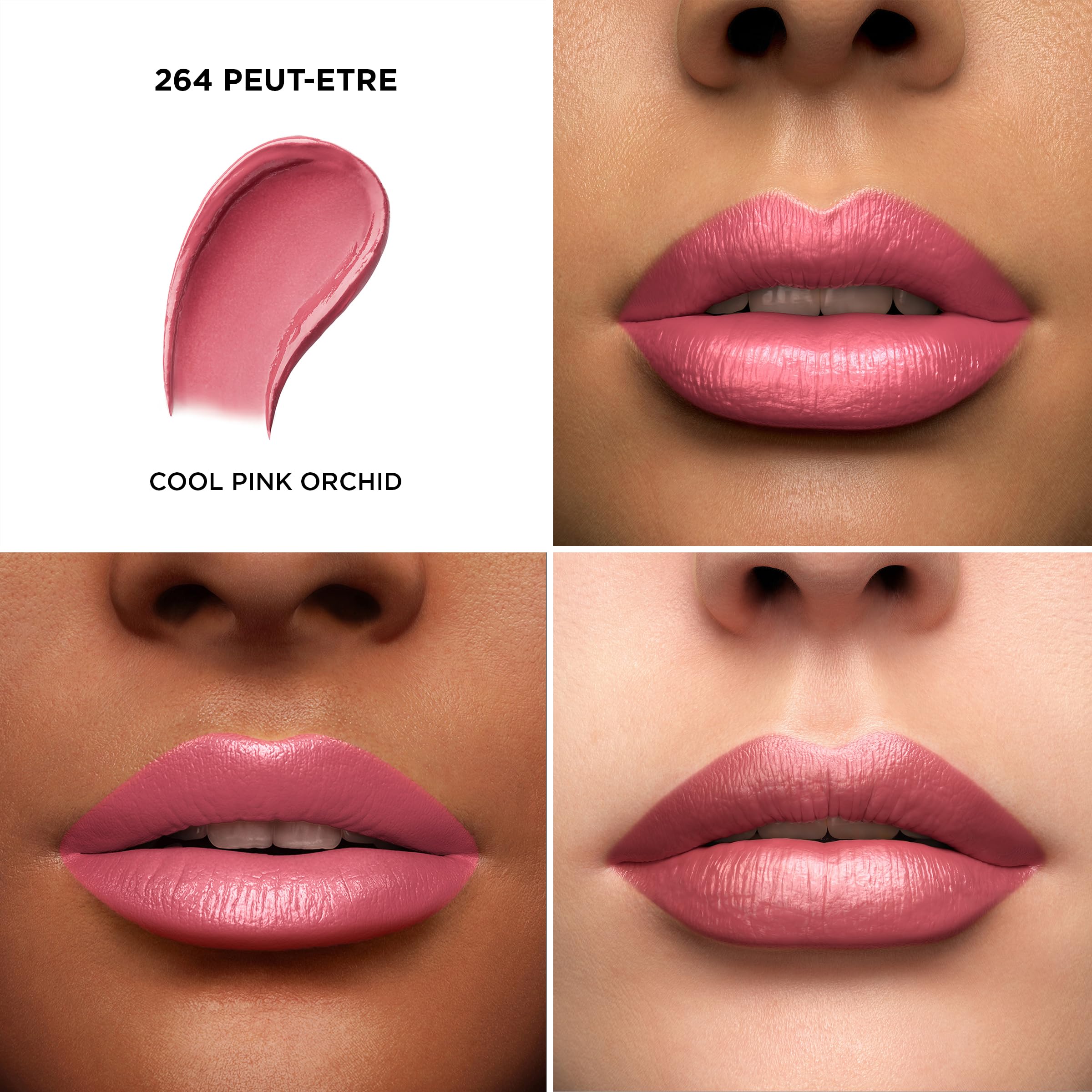 Lancôme L'Absolu Rouge open bullet revealing creamy lipstick texture benefit