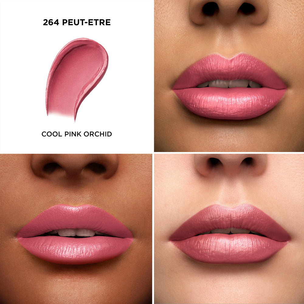 Lancôme L'Absolu Rouge open bullet revealing creamy lipstick texture benefit