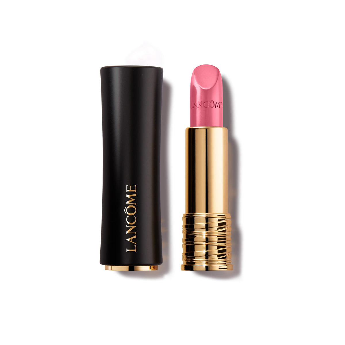 Lancôme lipstick front packaging showing elegant case and shade
