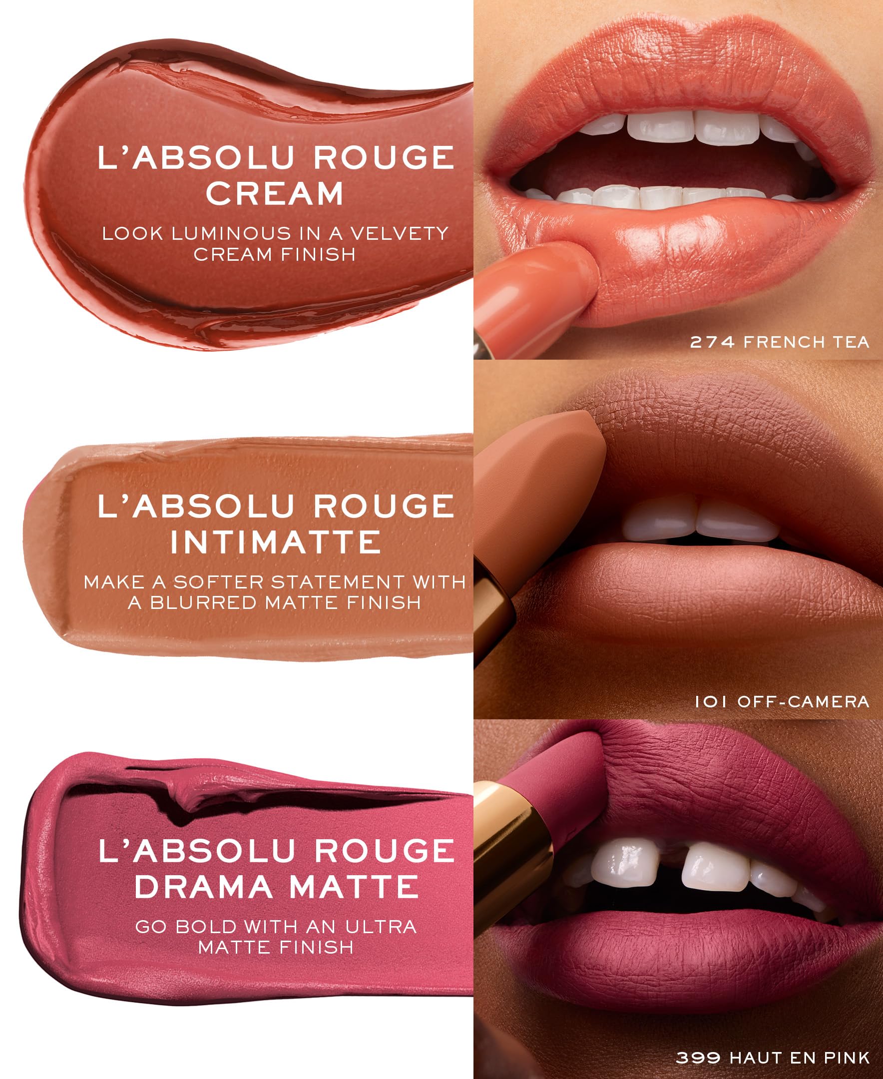 Lancôme packaging detail with logo highlighting luxury presentation