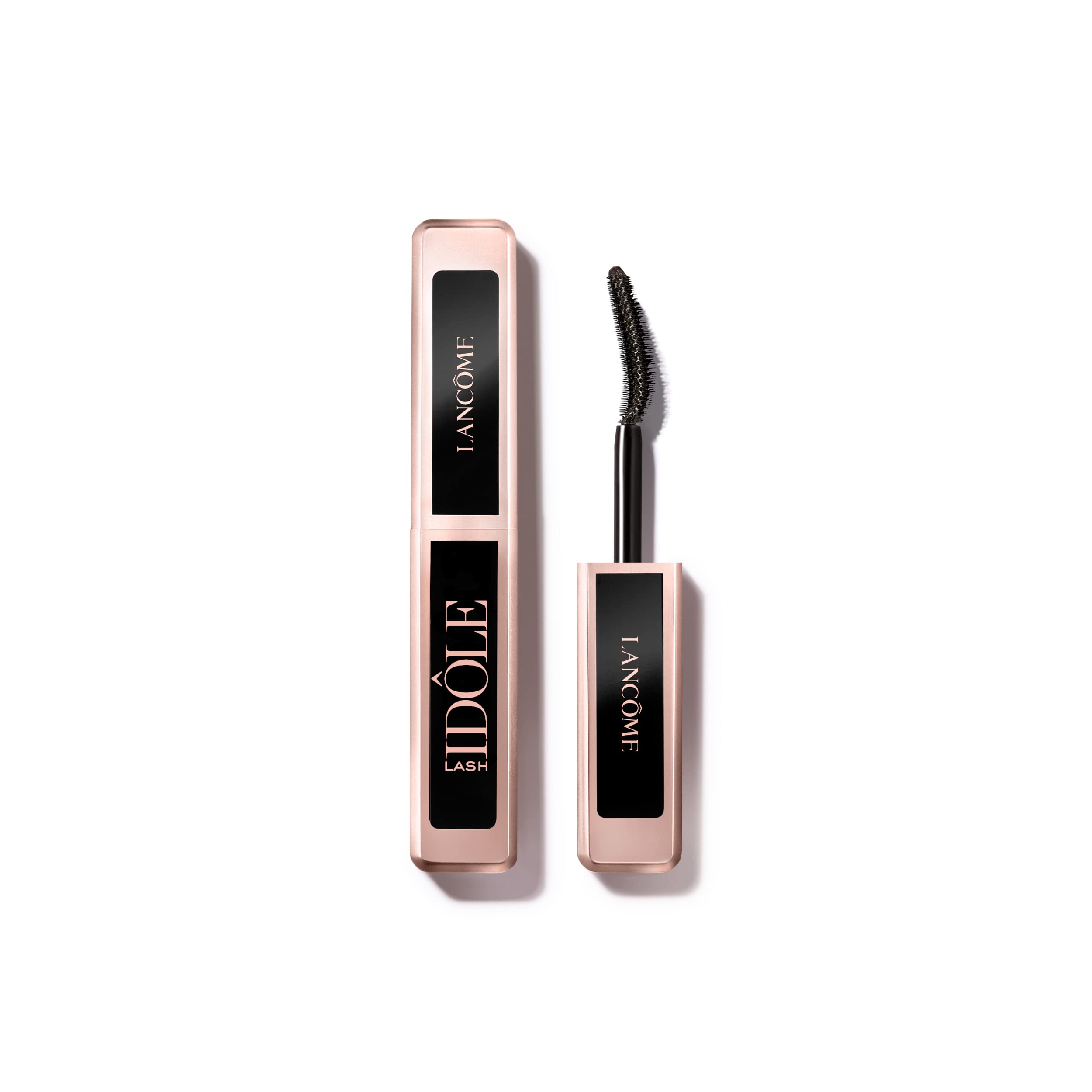 Lancôme Lash Idôle travel-size tube front view showing compact design and portability