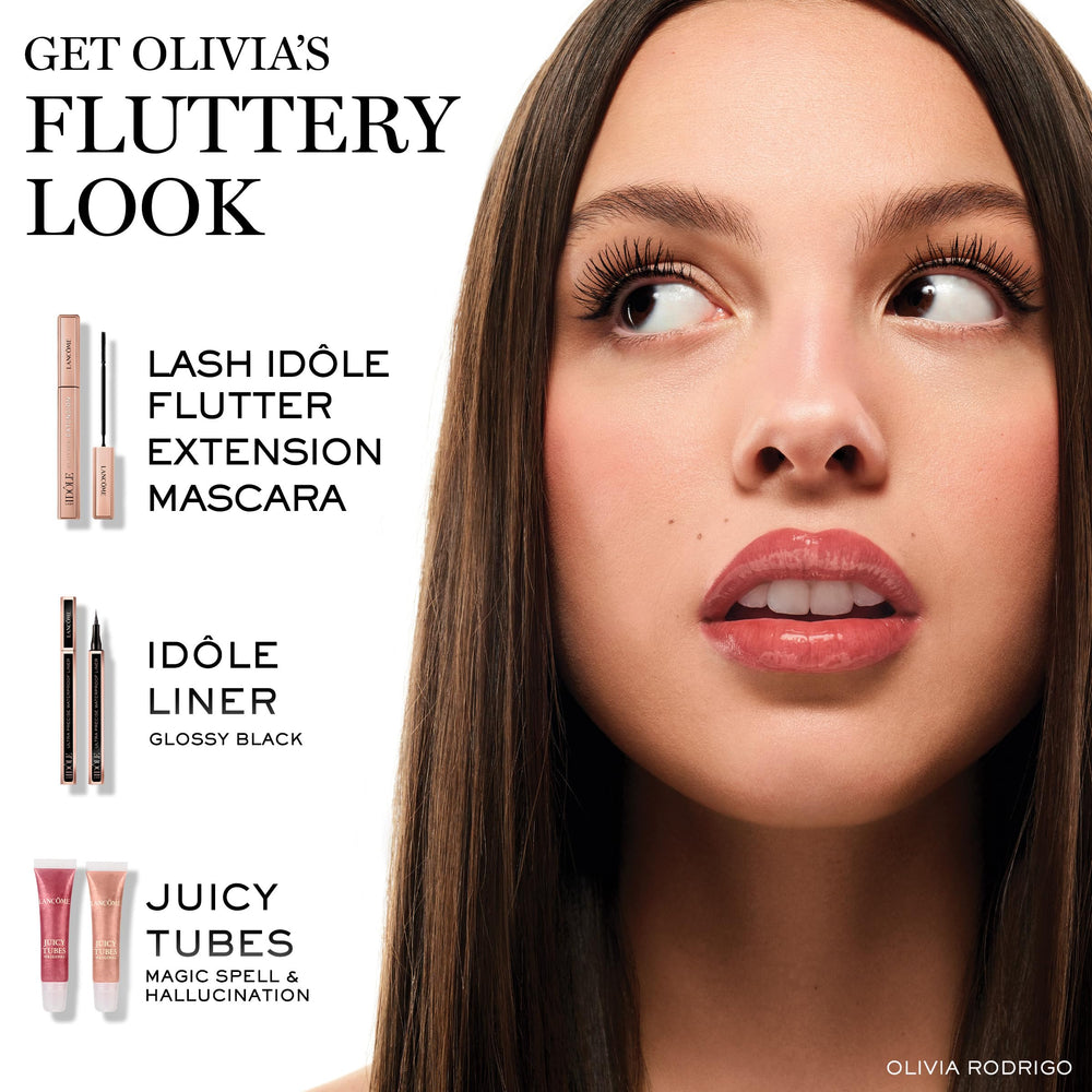 Lancôme ingredients panel detail showing formula transparency and care information