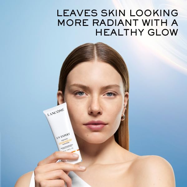 Lancôme worn outdoors showing comfortable, invisible sun defense