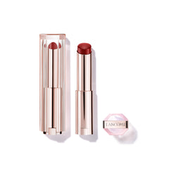 Lancôme front view of ButterGlow balm showing sleek packaging and color payoff