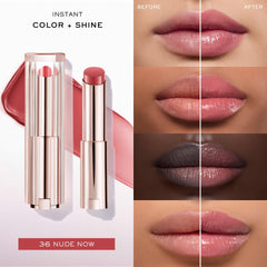Lancôme ButterGlow applicator tip close-up illustrating precise, non-sticky application