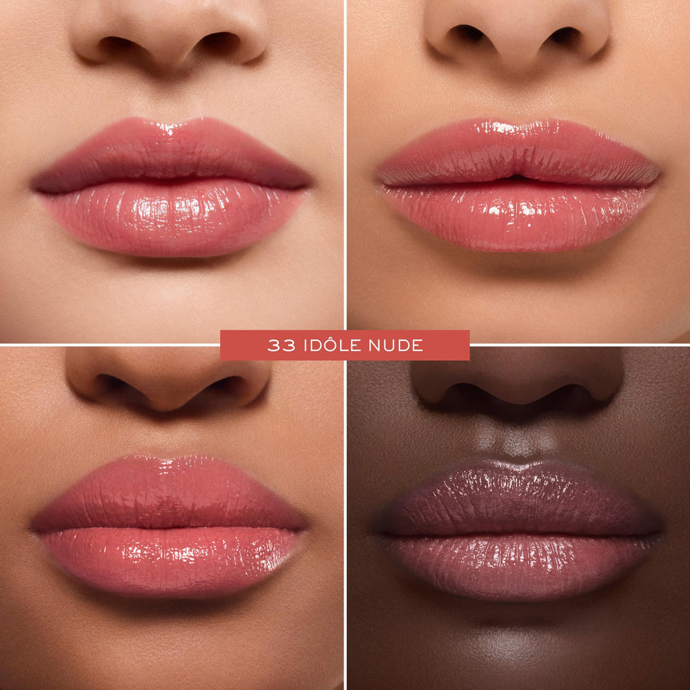 Lancôme label close-up showing shade name and clean packaging for clear identification