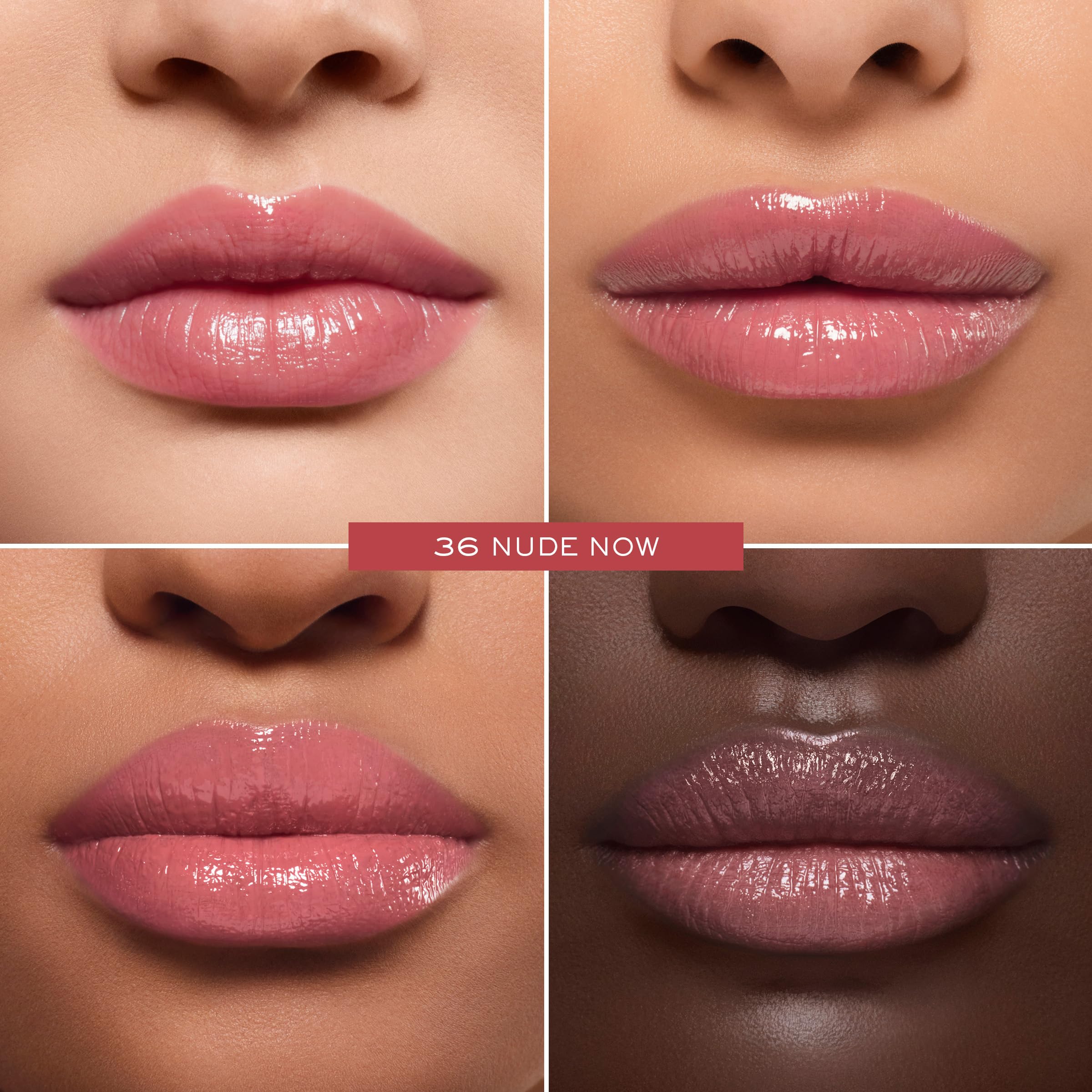 Lancôme ButterGlow paired with Lip Idôle Lip Shaper showing defined fuller pout benefit