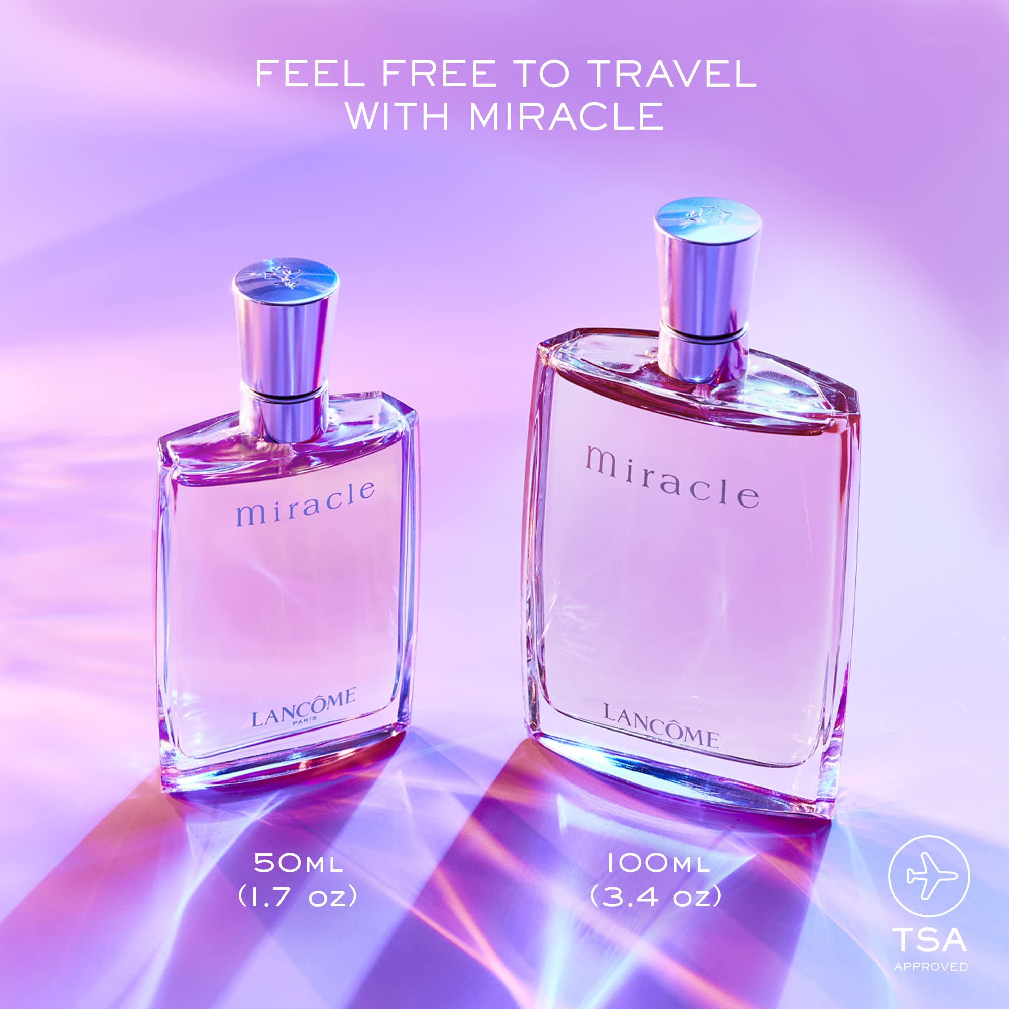 Lancôme Miracle on wrist during daytime styling showing wearable fresh floral fragrance