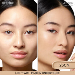 Lancôme pointed-tip applicator close-up for precise application and targeted use
