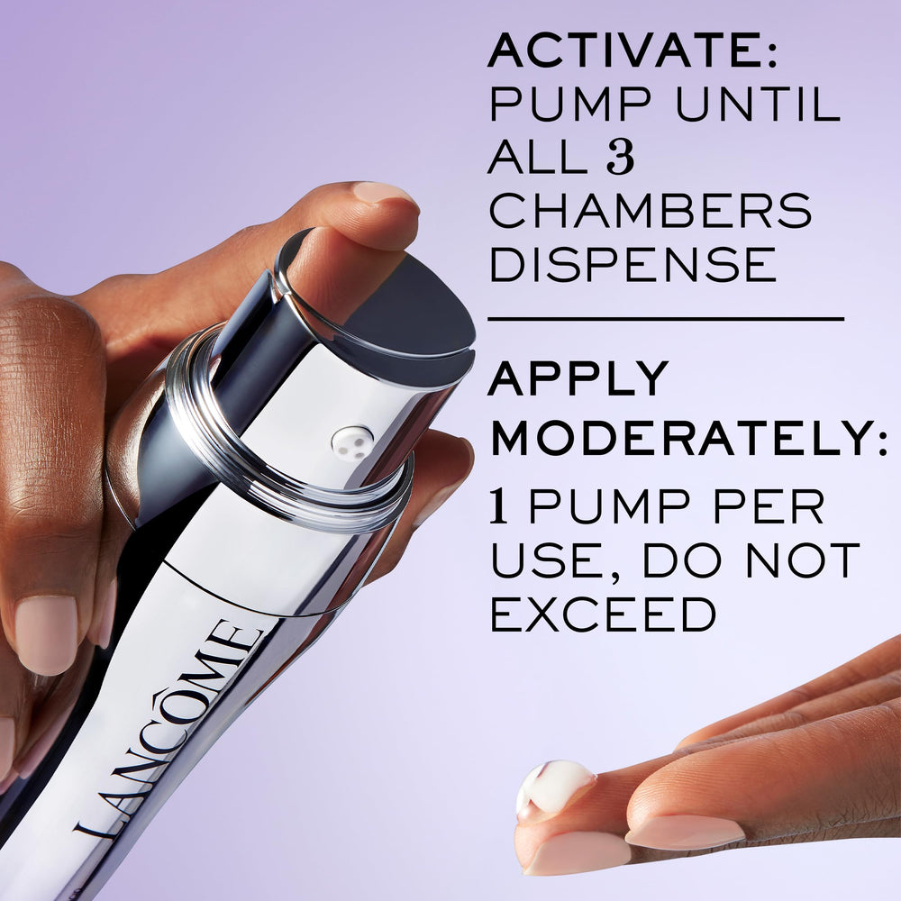 Lancôme smoothing serum down neck and décolletage for firmer-looking skin benefit