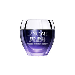 Lancôme Rénergie Lift Multi-Action front jar showing elegant packaging and brand clarity benefit