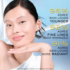 Lancôme texture on hand demonstrating invisible, hydrating finish