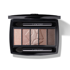Lancôme palette front view showing Taupe Craze compact and logo, elegant convenience