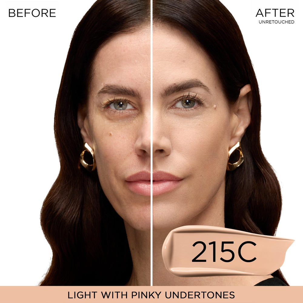 Lancôme bottle pump close-up highlighting precise dispensing and convenience